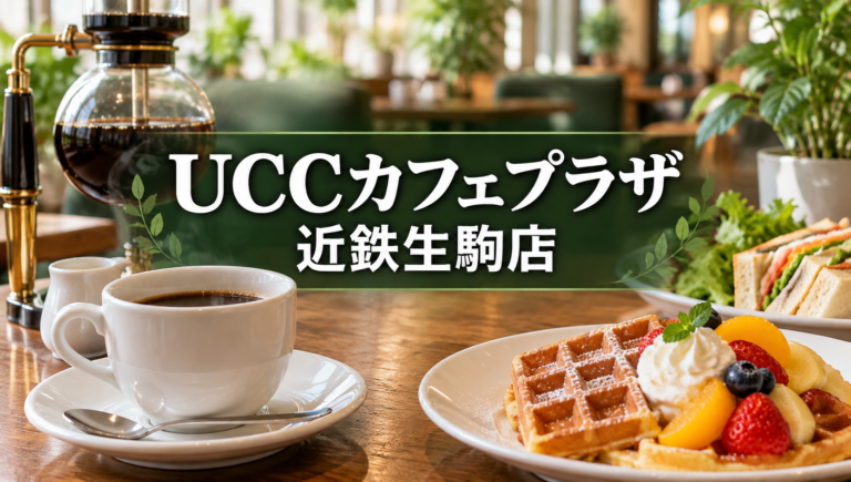 生駒駅の「UCCカフェプラザ 近鉄生駒店」｜営業時間・メニュー・場所を紹介
