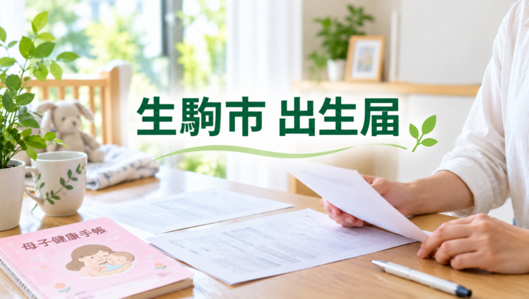 生駒市で出生届を提出する方法｜期限・必要書類・休日提出・出産後の手続きを解説