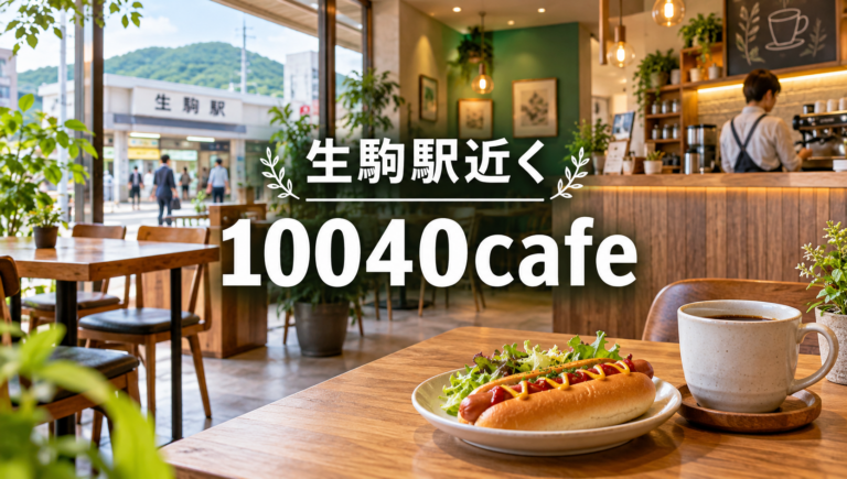 生駒駅近くの「10040cafe」｜イコマドキッチンで楽しむホットドッグとカフェ利用